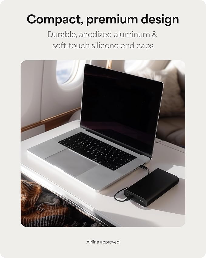 Mophie Powerstation Ultra 25,000mAh Laptop Power Bank (Gen 3) – 140W USB-C PD Fast Charging, Portable Charger for iPhone, iPad, MacBook Pro, Steam Deck, Nintendo Switch – Includes USB-C Cable