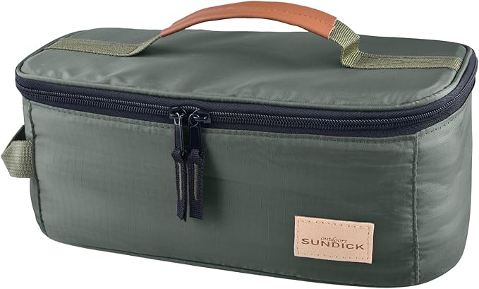 Azarxis Camping Cooking Utensils Organizer Bag Travel Storage Bag Portable Small Stuff Case for Storing Flatware Cutlery Digital Accessories Cosmetics Makeup Brushes