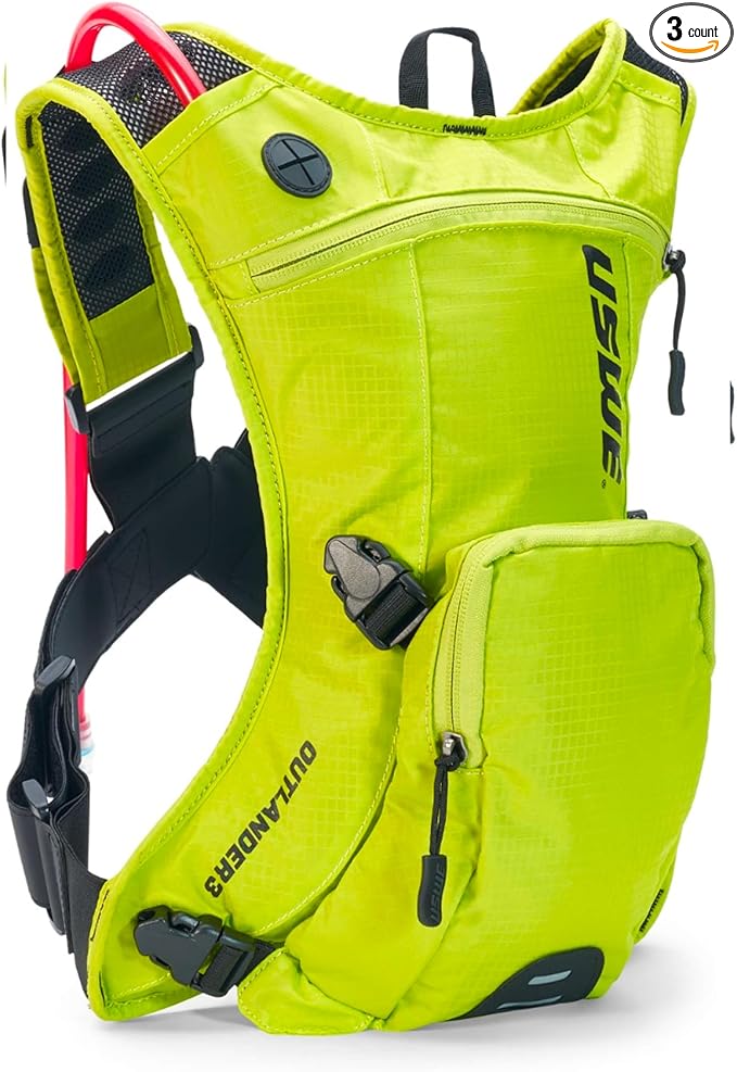USWE Outlander Hydration Pack with Water Bladder, Hydration Backpack - Backpack for Cycling, MTB, Trail Running & More
