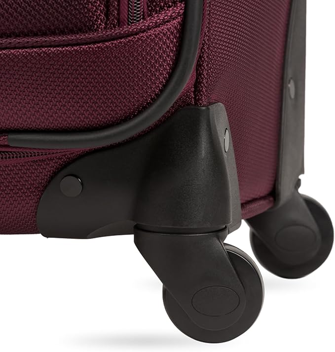SwissGear Sion Softside Expandable Luggage, Merlot, 3-Piece Set (21/25/29)