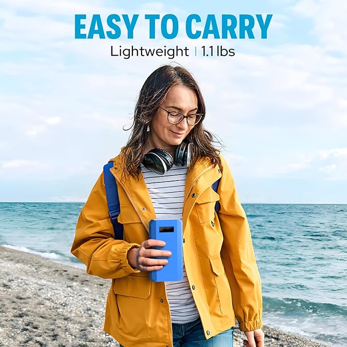 SinKeu Power Bank, 24000mAh with 110V AC Outlet Portable Laptop Battery Bank, 65Watt Portable Power Charger for iPhone 15, Outdoor Camping and Home Office Hurricane Emergency