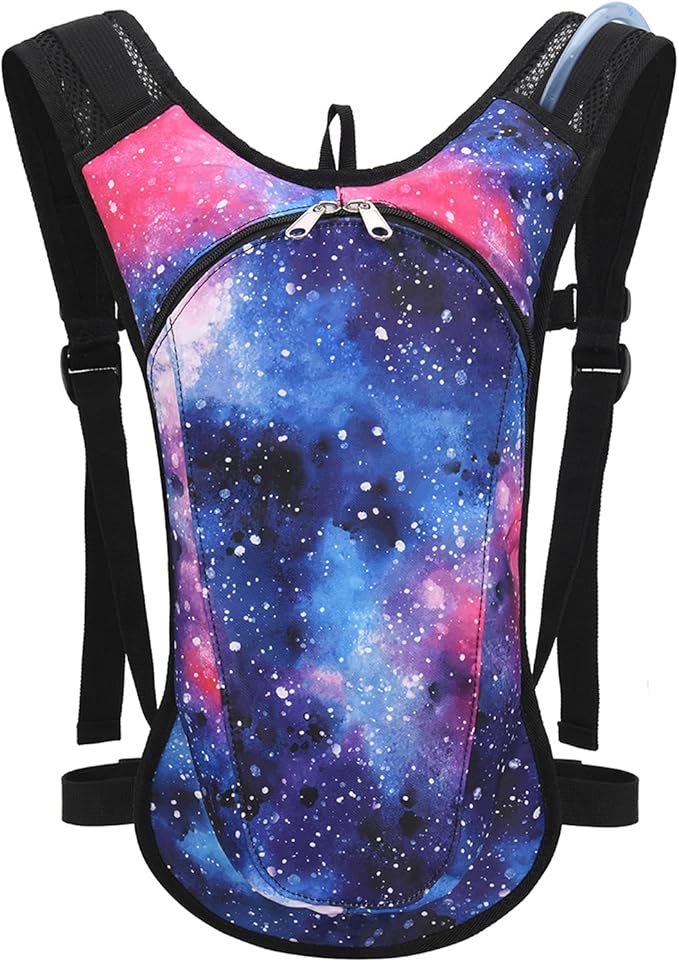 Roptat Hydration Backpack Pack with 2L Hydration Bladder - Lightweight Water Backpack Water Pouch for Women Men Running Riding Biking Music Festival