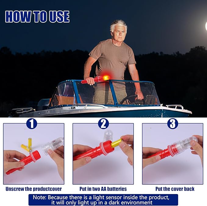 Boat Flares (3-Pack) - US Coast Guard Approved Marine Emergency Flares, Waterproof & Visible up to 10 Miles, Day/Night Use for Boating, Fishing Nets, Life Rafts & Buoys - Red Aerial & Handheld Signals