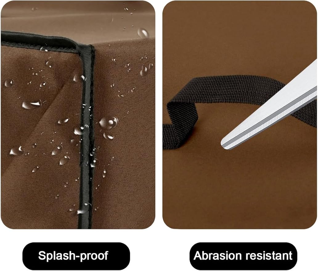 Cold Brew Coffee Maker Cover Drip Coffee Maker Lid Waterproof Antistatic Nylon Case for K-Duo Gen2/K-Cup Gen1 Hot & Iced Single Serve & Carafe Coffee Make 72oz (Brown)