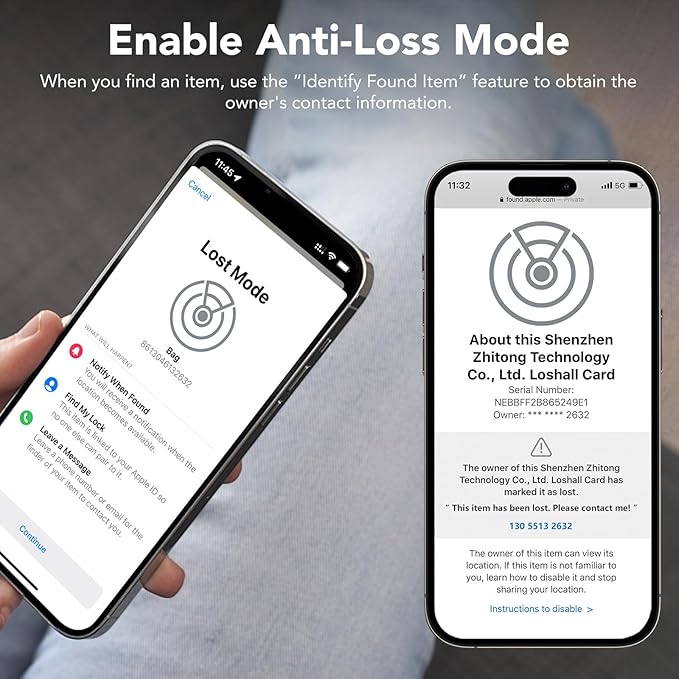 CASCHO Wallet Tracker Card [Apple MFi Certified] Air Tracker Tag, 0.06in Rechargeable Smartcard Work with Apple Find My, Keys Finder and Item Locator for Passport, Bags, Laptop, Black 1 Pack, iOS only