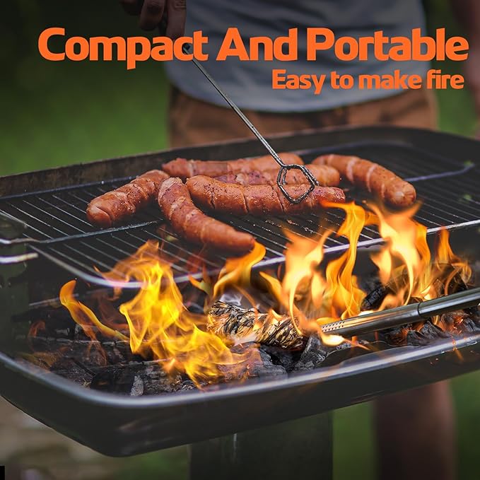 72PCS Fire Starters for Campfires Grill BBQ Camping Fireplace Fire Pit, Quick Light Wood Charcoal Fire Starter, Waterproof-Natural Fire Starters Camping fire Starter Charcoal Starters