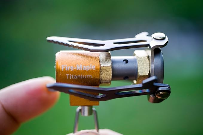 Fire-Maple FMS-300T Portable Stove Ultra Light, Hiking Stove Titanium for Backpacking Camping Outdoor, ISPO Design Award Gold Winner