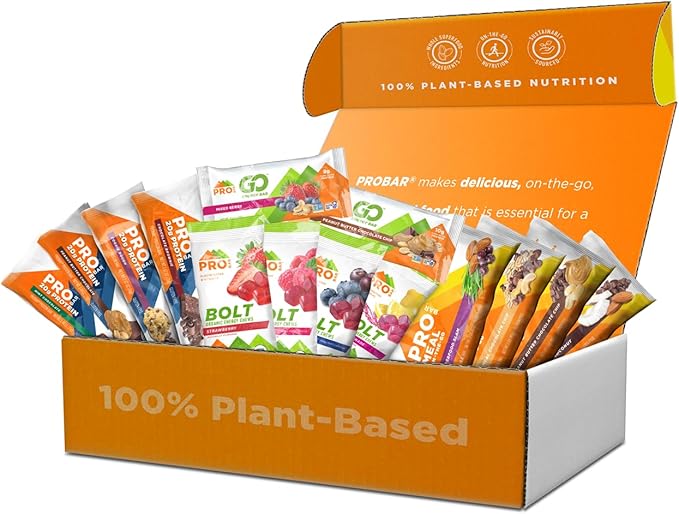 PROBAR - Starter Pack - Natural Energy, Non-GMO, Gluten-Free, Plant-Based, Whole-Food Ingredients (14 Count)