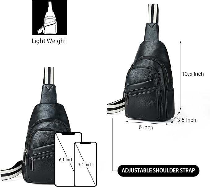 Sling Bag Crossbody Bags for Women Small Cross Body Bag Fanny Packs Chest Sling Purse for Daily Travel Leisure Sport