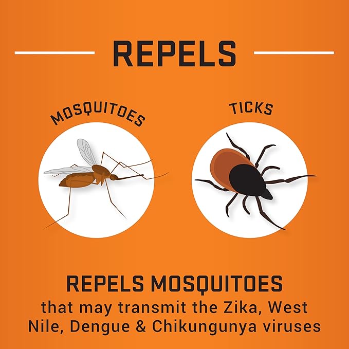 Repel Insect Repellent Sportsman Max Formula, Repels Mosquitoes, Ticks, Gnats, Biting Flies, 40% DEET (Aerosol Spray) 6.5 fl Ounce
