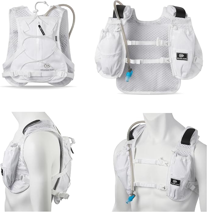 Orange Mud Endurance Pack V3.0 Running Vest – 2L Hydration Backpack for Trail Running, Hiking & Cycling – Lightweight, Breathable Mesh, Gear Pockets, Trekking Pole Loops