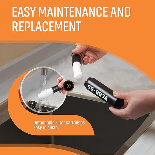 Personal Straw Water Filter to purify Water, Emergency Water Straws Portable Gear for Hiking, Camping, Travel, Fishing, Outing and Emergency Preparedness （1 Water Filter）