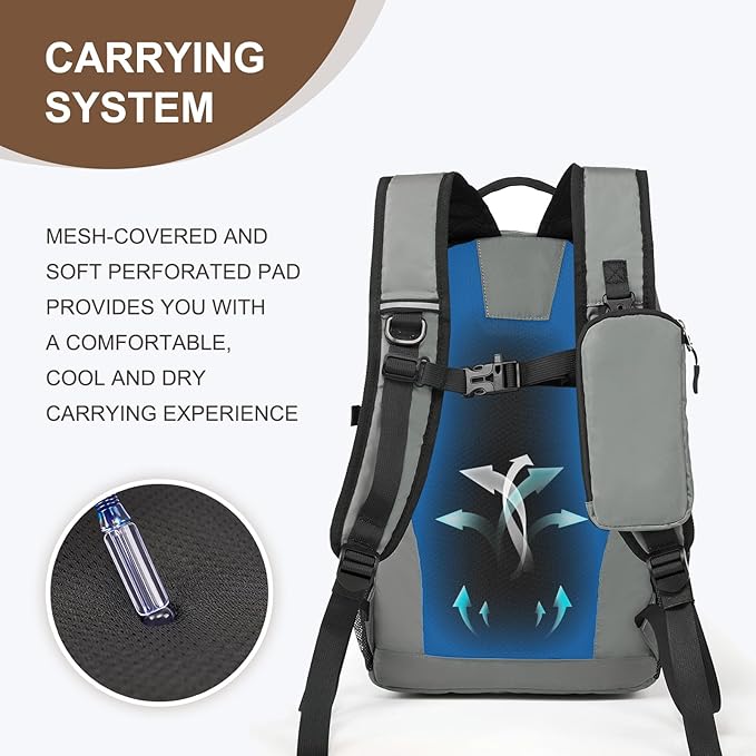 Small Hiking Backpack for Women Men 20L Lightweight Travel Backpack with Phone Pocket Waterproof Daypack for Women Men