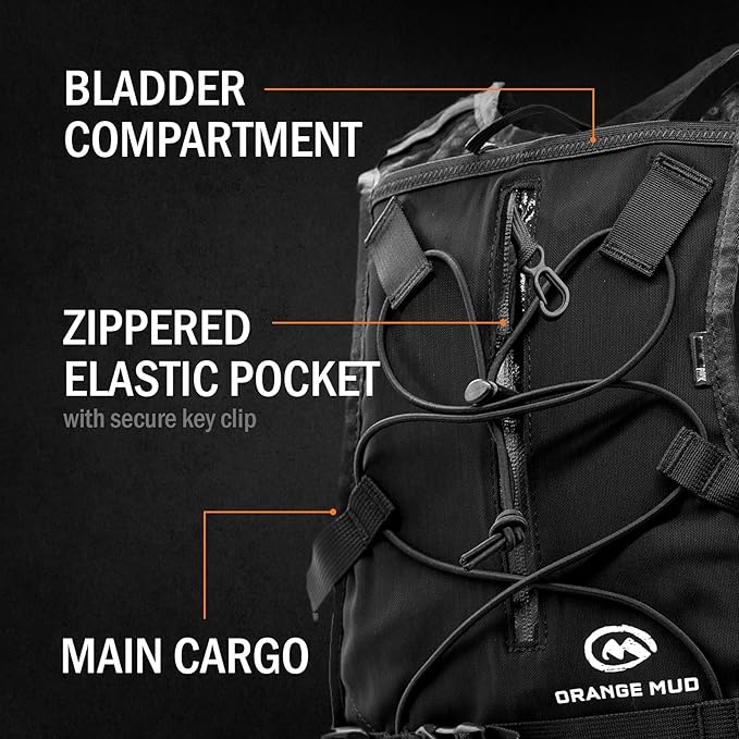 Orange Mud Endurance Pack V3.0 Running Vest – 2L Hydration Backpack for Trail Running, Hiking & Cycling – Lightweight, Breathable Mesh, Gear Pockets, Trekking Pole Loops