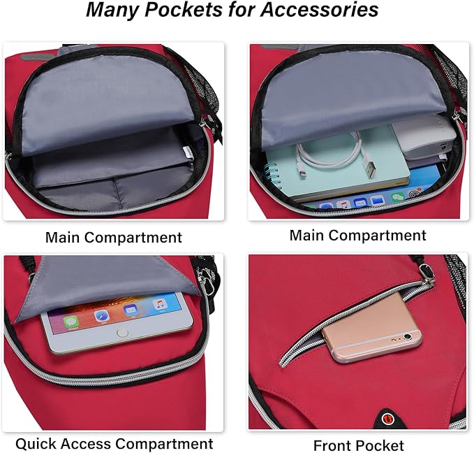 MOSISO Sling Backpack, Multipurpose Crossbody Shoulder Bag Travel Hiking Daypack