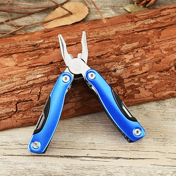 Multi Tool, Multitool Pliers for Outdoor, DIY, Home, Garden, Camping, Survival, Hunting and Hiking or Everyday Carry, Blue
