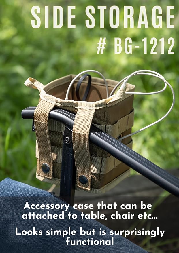 camping moon Storage Box Accessory Small Gear Organizer XS Black BG-1212BK (Coyote)