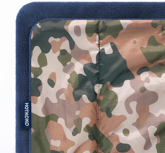 Waterproof Stadium Blanket, Soft Warm Fleece Camping Blanket Wearable Camping Blanket for Outdoor Camping, Picnic, Stadium, Sports, Beach, Car