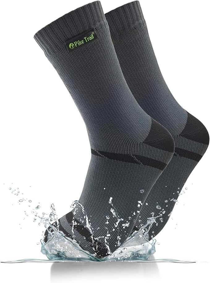 Pike Trail - Breathable, Waterproof Socks Ideal Hiking, Trekking, Wading, Fishing and Camping Essentials