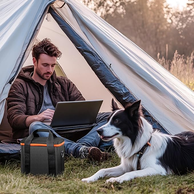 ZeroKor Portable Power Station Generator Carrying Case Compatible With R200 Power Stations (R200 Power Station Not Included) Travel Carrying for Outdoor Essentials