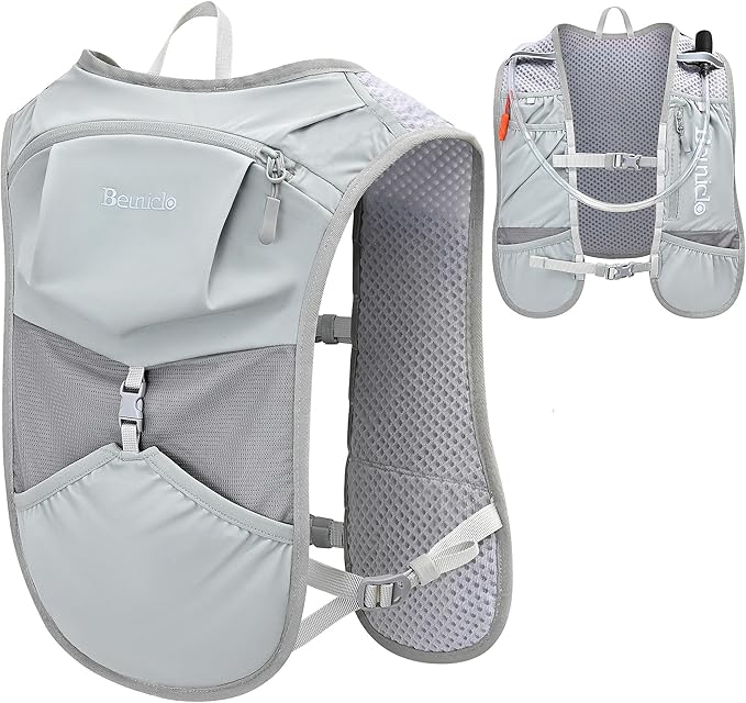 Hydration Running Backpack: Ultra Trail Running Vest for Marathon and Trekking Lightweight Hydration Backpack Daypack for Cycling ( Without Bladder)