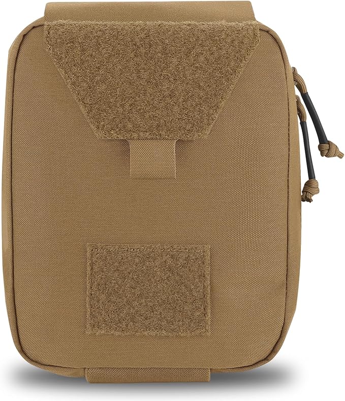 PETAC GEAR Tactical Rip Away Medical IFAK Pouch Tear Off First Aid EDC Pouches Molle & Belt Outdoor Emergency Survival Bag