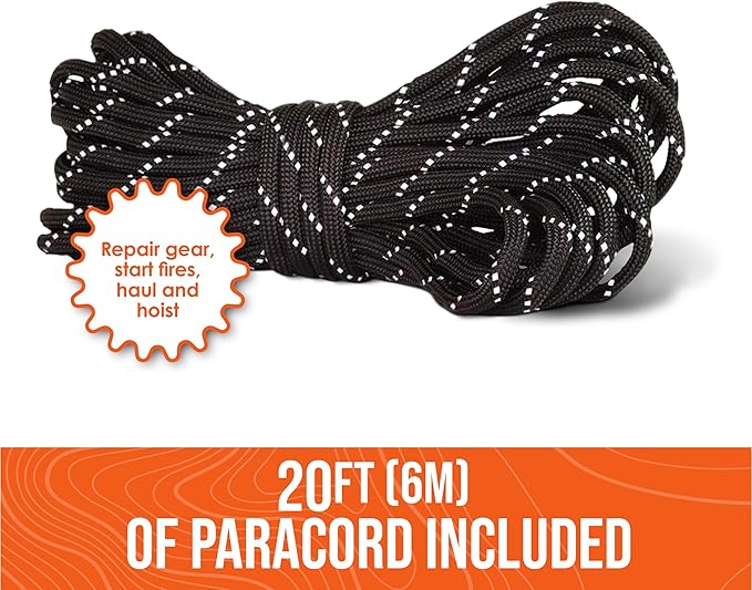 Go Time Gear Survival Life Tent • 2 Person Mylar Emergency Shelter Tube Tent + Paracord • All-Weather Protection for Camping, Hiking, & Survival Kits • Includes Emergency Whistle