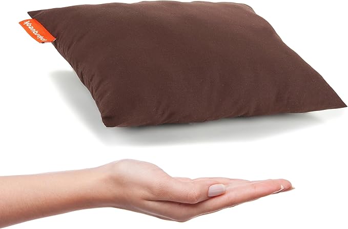 Pipsqueak Microfiber Pillow - Small, Mini, Tiny - 11 x 7 in - Perfect for Travel, Cars, Airplanes, Camping, Dogs, Toddlers, Kids, Lumbar, Knees and Neck - Ages 2 Yrs and Up