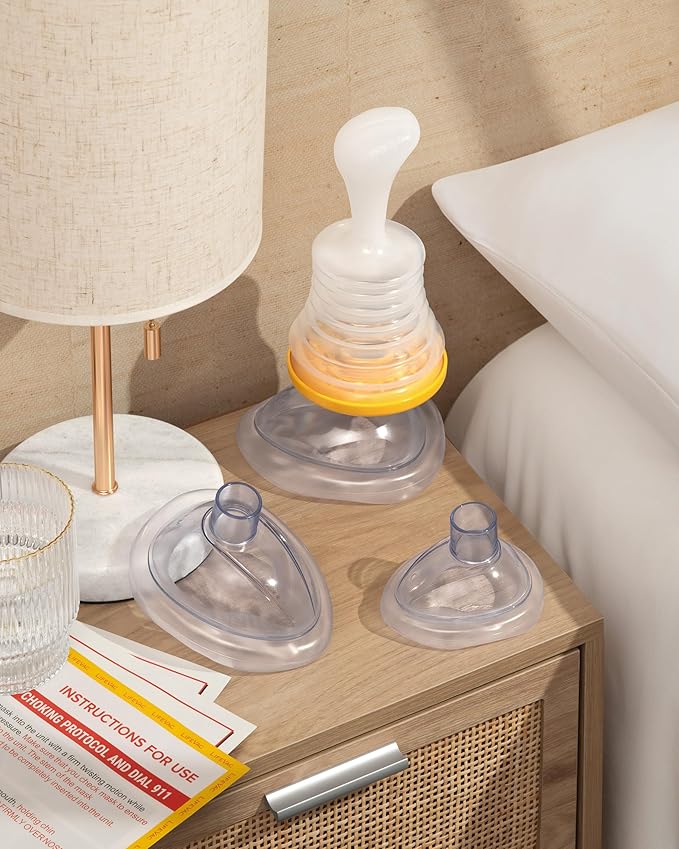 LifeVac Home Kit 2 Pack - Portable Suction Rescue Device, First Aid Kit for Kids and Adults, Portable Airway Suction Device for Children and Adults