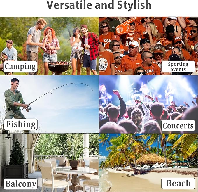 Oversized Camping Chair, Double Folding Loveseat Camping Couch with Pocket, Cup Holder and Carry Bag, Heavy Duty Portable Camping Chairs for Adults, Fishing, Sports, Trip, up to 660lbs, Black