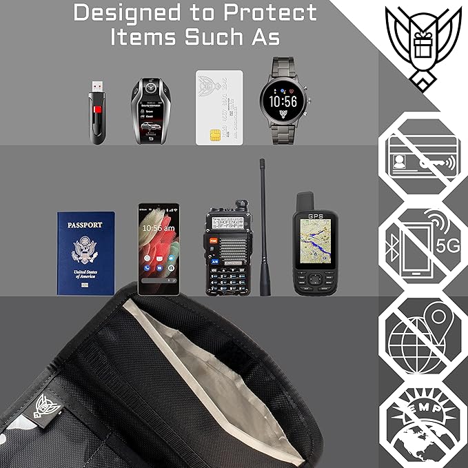 Xtreme Sight Line ~ AQUA RT Dry Bag~ Water-Proof Faraday Dry Bag for Laptops, Tablets, and Mid-Size Electronics ~ Small LITE Faraday Bag Combo ~ Coyote Brown