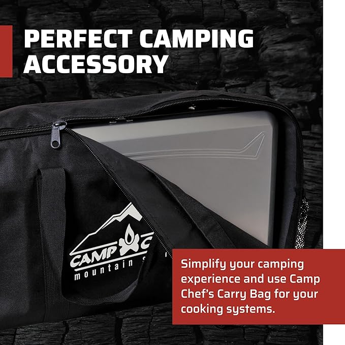 Camp Chef Bag for Compact Cooking System - for Mountain Series Stoves - Easily Store Propane Bottles & Compact Cooking Systems - Carefully Transport Your Camp Stove - Durable, Secure Carry Bag