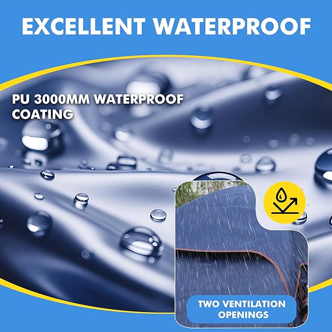 2-4 Person Inflatable Camping Tent | 60 Second Setup | 4 Season Waterproof (PU3000 Oxford) | All Weather Tent for Romantic Dates, Fall/Winter Camping, Hunting & Fishing