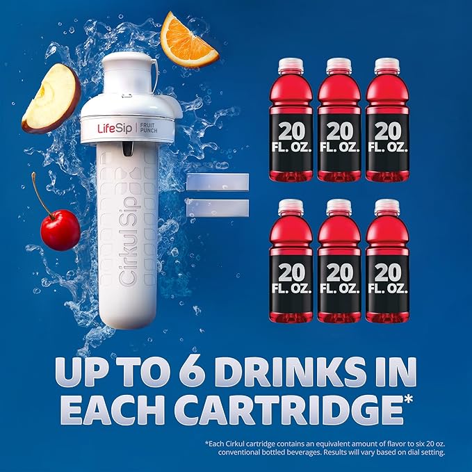 Cirkul 32oz. Blush Pink Stainless Steel Water Bottle Starter Kit with Pink Lid and 2 Flavor Cartridges (1 LifeSip Strawberry, 1 GoSip Passion Fruit Dragon Fruit) No Sugar, Zero Calorie Drink Mix