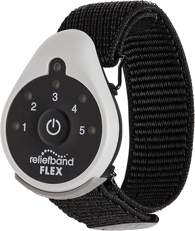 Reliefband Flex Anti-Nausea Wristband for Motion Sickness, Morning Sickness, Travel & Vomiting Relief – FDA Cleared, Drug-Free, Fast-Acting Nausea Relief Band