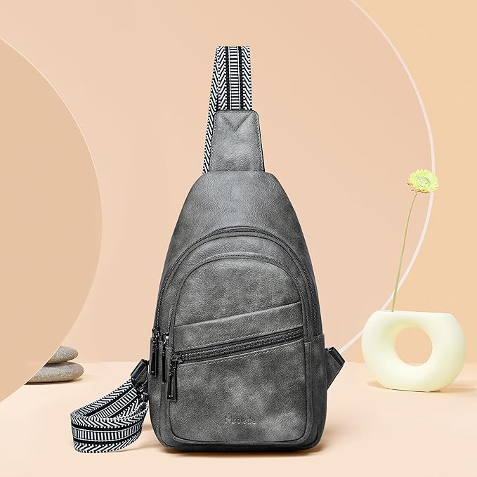 Sling Bag Crossbody Bags for Women Small Cross Body Bag Fanny Packs Chest Sling Purse for Daily Travel Leisure Sport