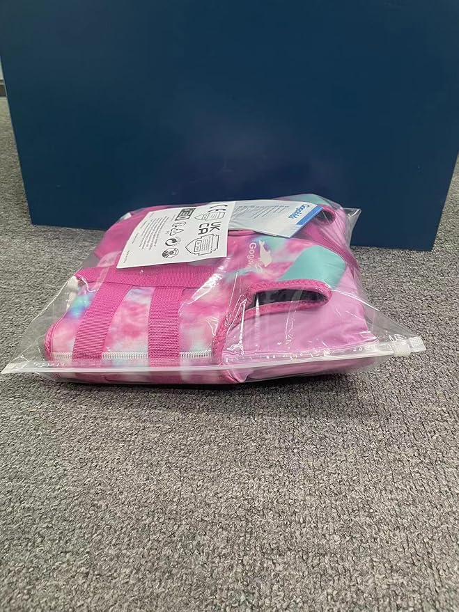 Gogokids Swim Vest for Kids Learn to Swim, Toddler Floaties Fit 20-50 lbs Girls & Boys, Buoyancy Jacket Swimming Aid with Duel Adjustable Safety Strap and Padded Crotch Straps