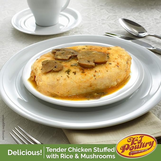 KJ Poultry Kosher Ready Meals - (6 Pack Ultimate Variety - Beef & Chicken) Prepared Entree Fully Cooked, Shelf Stable Microwave Dinner Travel Military Camping Emergency Survival Protein