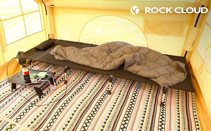ROCK CLOUD Portable Beach Table Aluminum Ultralight Folding Camping Table, Limited Edition Tabletop