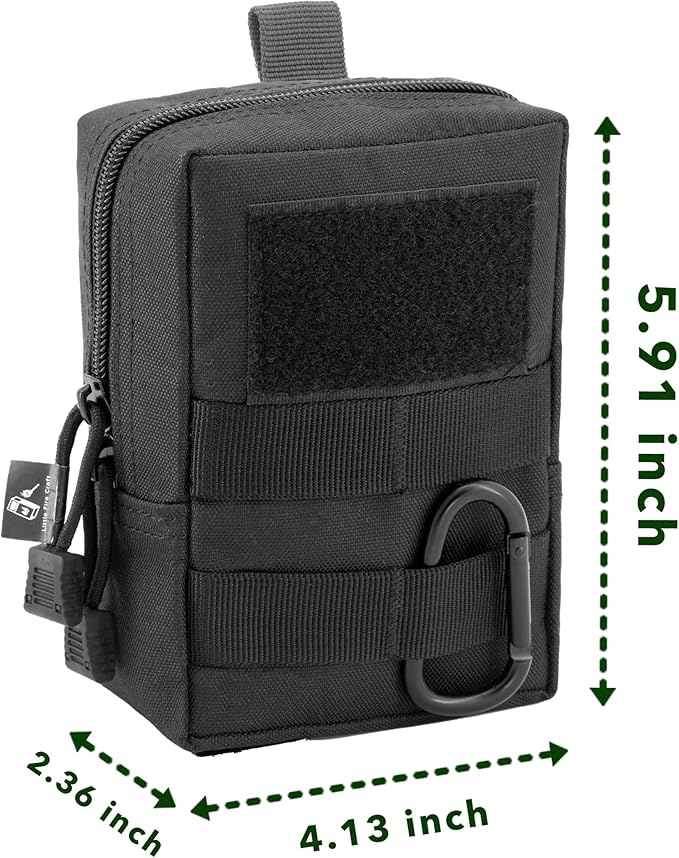 Molle Pouch Tactical Compact Water-Resistant Military Utility EDC Pouch Bag Camping Gear Waist Pack