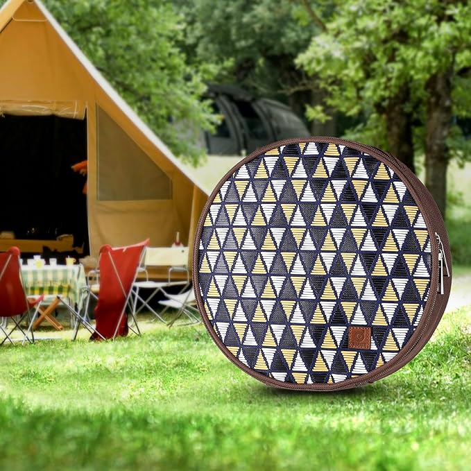 Odoland Stainless Steel Camping Mess Kit for Family & Person, Cooking Tableware Utensils with Plates Bowls Forks Spoons Knives & Savings Bag for Camping, Backpacking, Hiking, Picnic