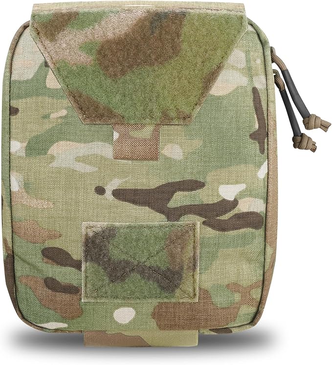 PETAC GEAR Tactical Rip Away Medical IFAK Pouch Tear Off First Aid EDC Pouches Molle & Belt Outdoor Emergency Survival Bag