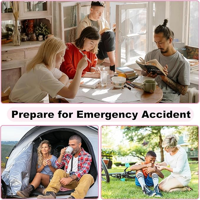 Car-Home Survival First-Aid Kit Emergency-Kit - Camouflage 277Pcs Equipment Travel Supplies Home Camping Hiking YIDERBO