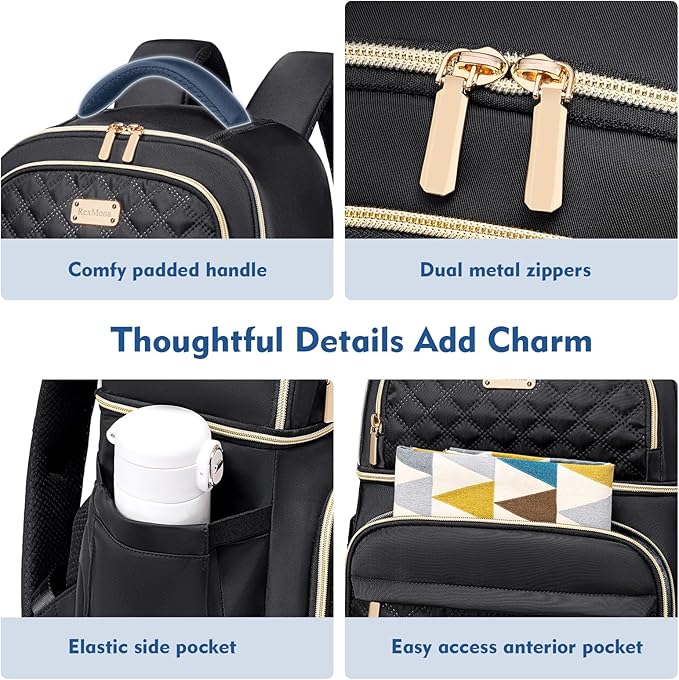 Backpack Cooler Lunch Backpacks Double Decker Lunch Box,Insulated Backpacks Lunch Cooler Bags, Lightweight Leakproof Lunchbox Back Pack for Women Men to Travel,Picnic,Hiking,Beach,Camping