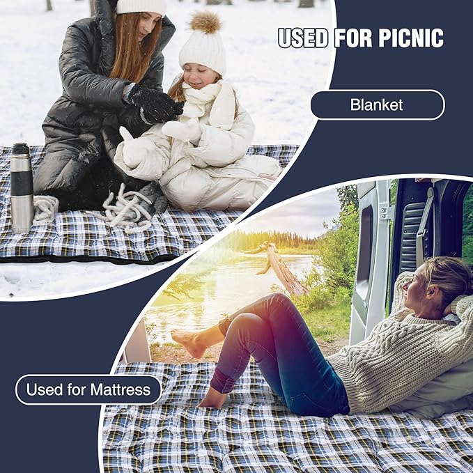 REDCAMP Cotton Flannel Sleeping Bag for Camping Backpacking, Adults Cold Weather Envelope Sleeping Bags with 2/3/4/6lbs Filling