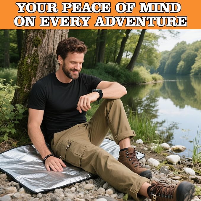 Paracord Survival Bracelet (3 Pack) - Adjustable with Fire Starter, Whistle, Compass - Survival Gear for Hiking, Camping, Fishing