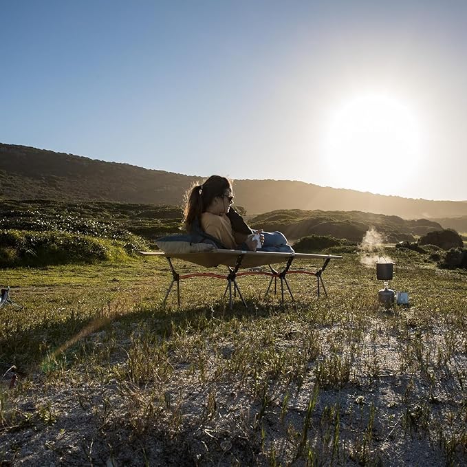 Naturehike ArmyWild Folding Camping Cot, Height Adjustable Ultralight Backpacking Cot, Portable Camping Bed for Camping Hiking Travel Home