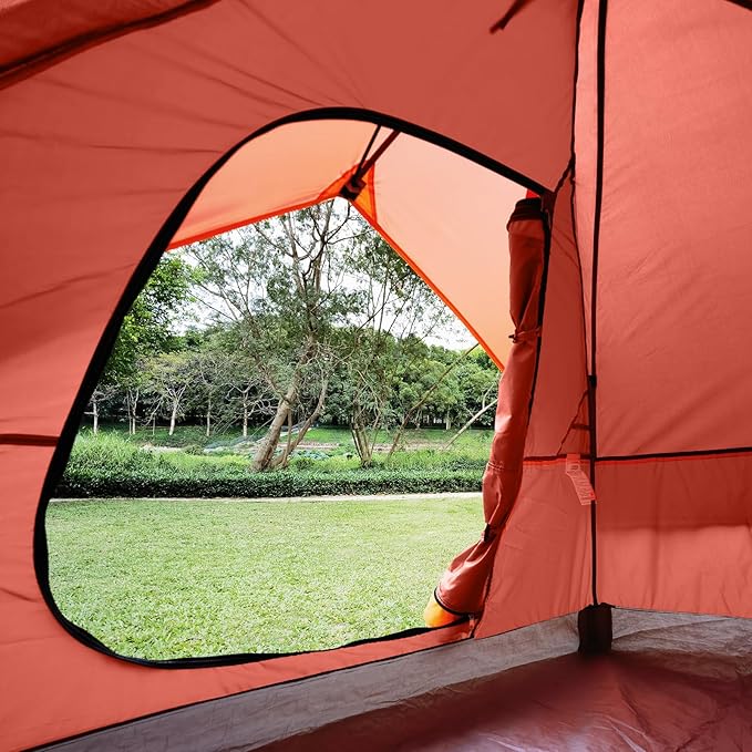 unp Camping Tent 2/3/4/6 Person Dome Tent, Easy to Set Up for Camping, Lightweight Camping Tent, Portable Camping Tent for Outdoor and Backpacking Beaches