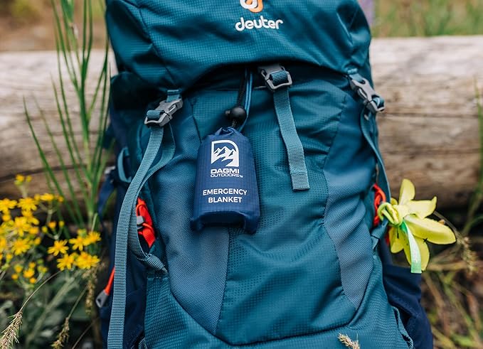 Emergency Mylar Thermal Blanket 4 Pack. Space Blankets for Survival Kits & Extreme Cold Weather - NASA Designed - Perfect for Camping Survival, Bug Out Bag, Hiking, Car Survival