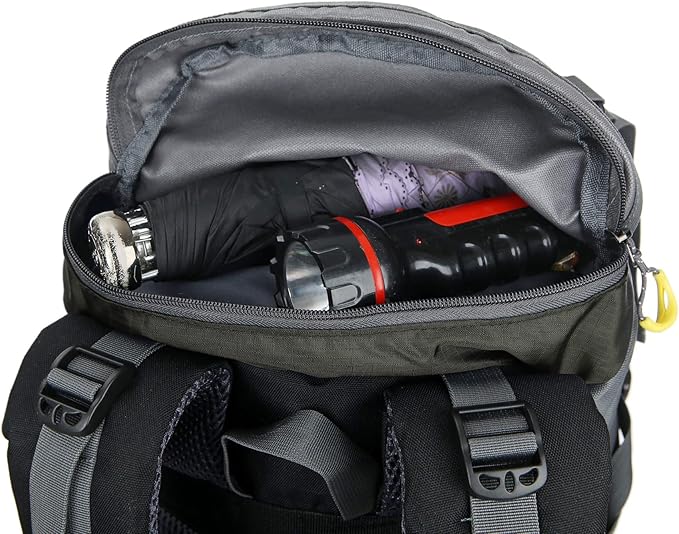 WoneNice 50L(45+5) Waterproof Hiking Backpack - Outdoor Sport Daypack with Rain Cover